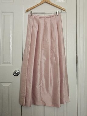 Pleated A-Line Skirt